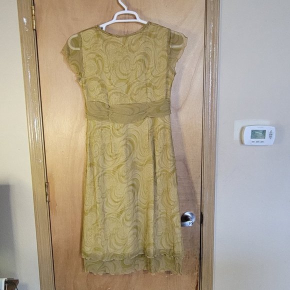 J Jill Size 8 Dress Linen Silk - Picture 5 of 5